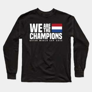 Qatar World Cup Champions 2022 - Netherlands Long Sleeve T-Shirt